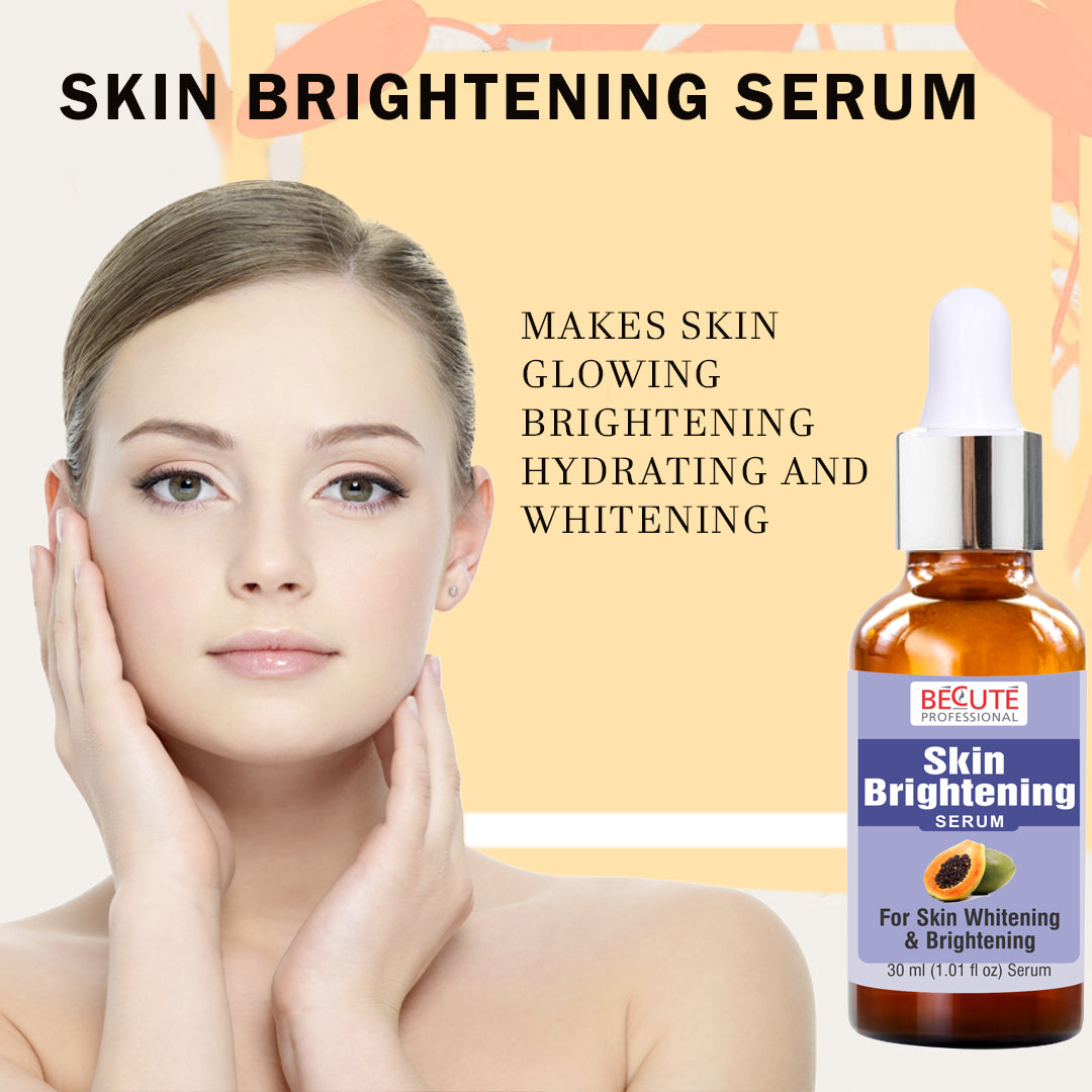 BECUTE Professional® Skin Brightening Serum with Papaya Extract for Dark Spots & Pigmentation 30 mL