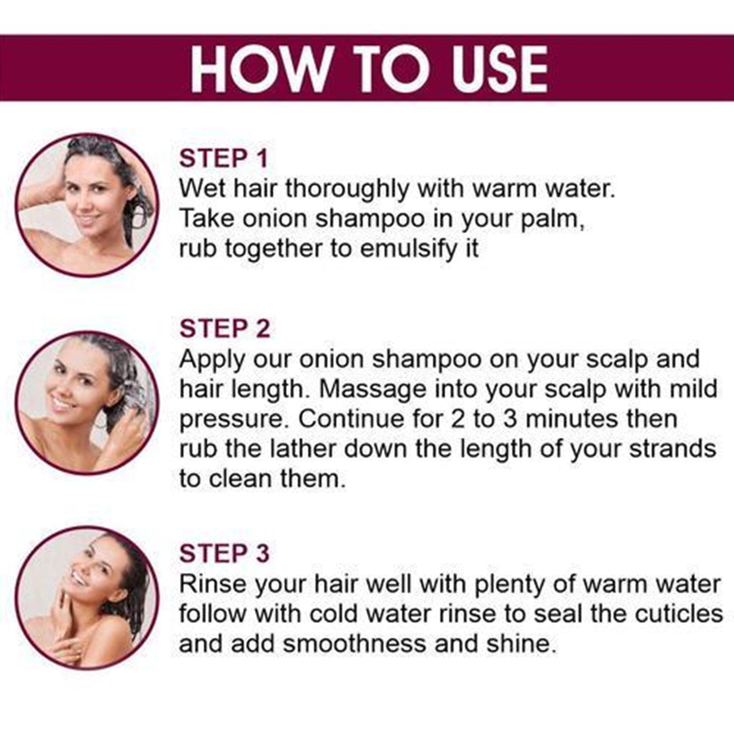 BECUTE Professional® Onion Hair Shampoo for Hair Growth, Hair Breakage And Control Hair Fall 300 mL