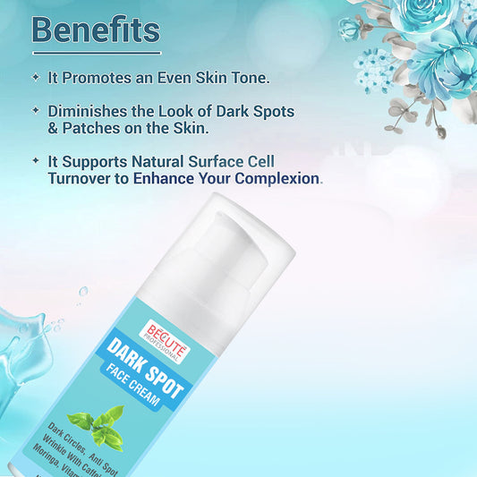 BECUTE Professional® Vitamin C Face Serum+Dark Spot Face Cream - Combo Pack, 80 mL
