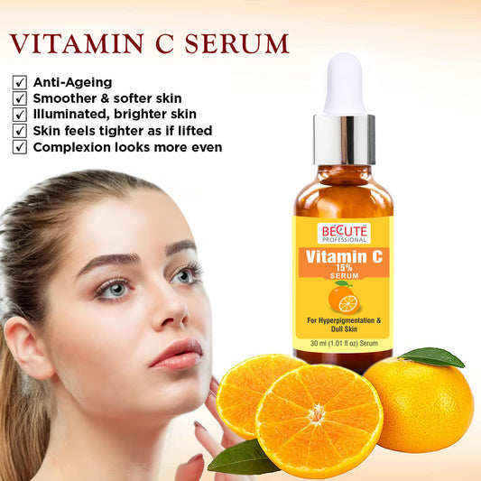 BECUTE Professional® Vitamin C Face Serum for Natural Glowing Skin 30 mL