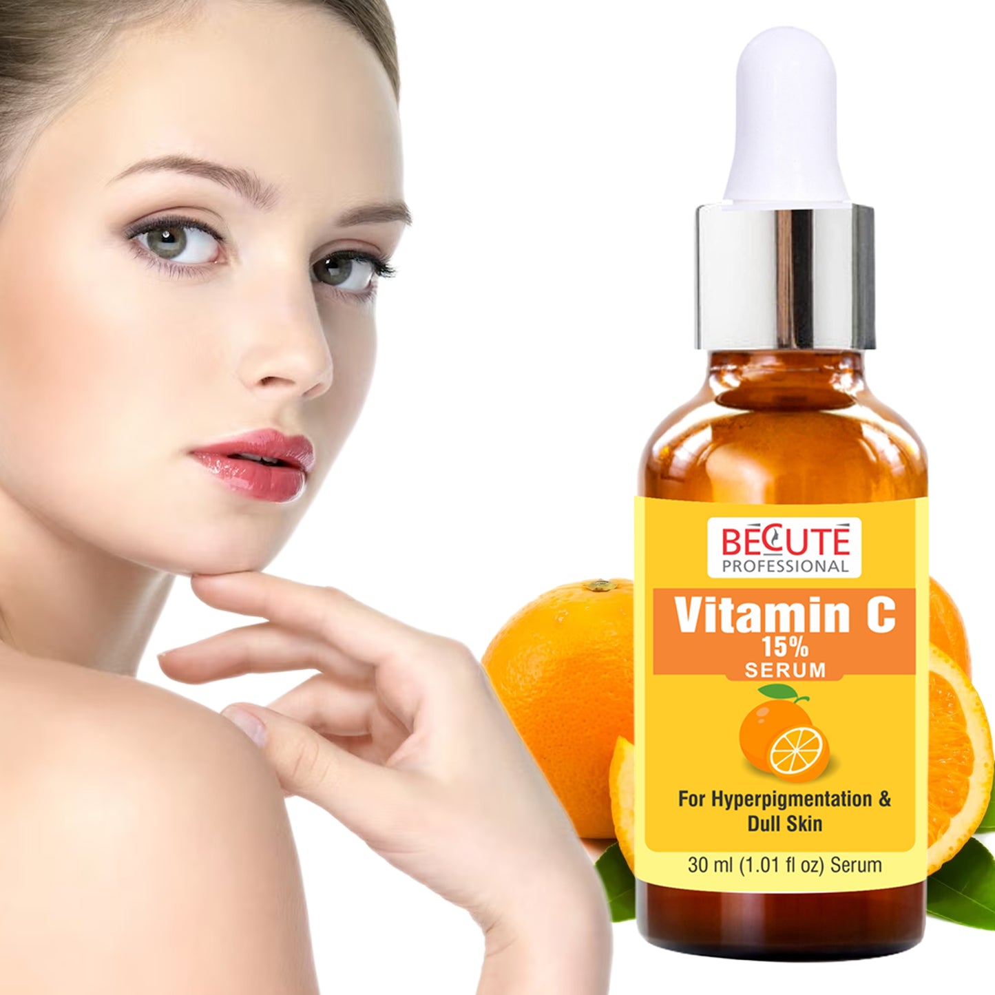BECUTE Professional® Vitamin C Face Serum for Natural Glowing Skin 30 mL