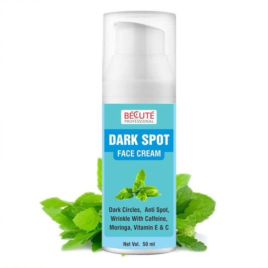 BECUTE Professional® Dark Spot Face Cream with Moringa for Dark Circles & Blemish Removal 50 mL