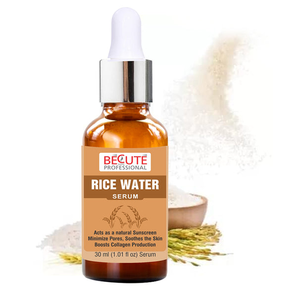 BECUTE Professional® Rice Water Face Serum for Acne & Pigmentation Con